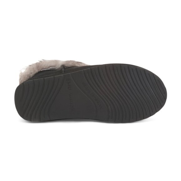 NEW EMU AUSTRALIA Sheepskin Stinger Micro Crimp Boots in black 1025 4m2 - Picture 4 of 6